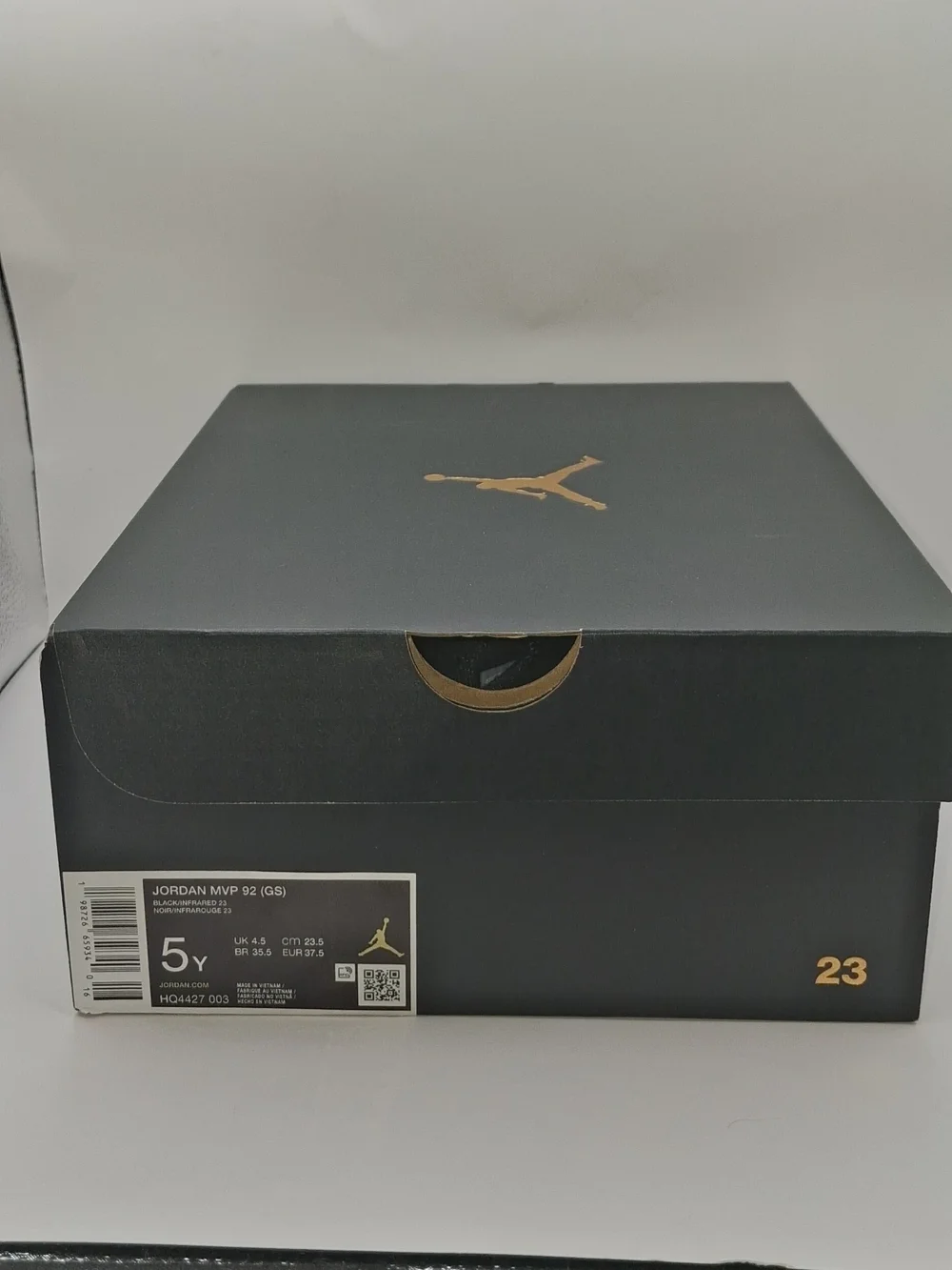 Nike Air Jordan MVP 92 GS Boys Black Trainers HQ4427-003 Youth Size 5Y  BNIB